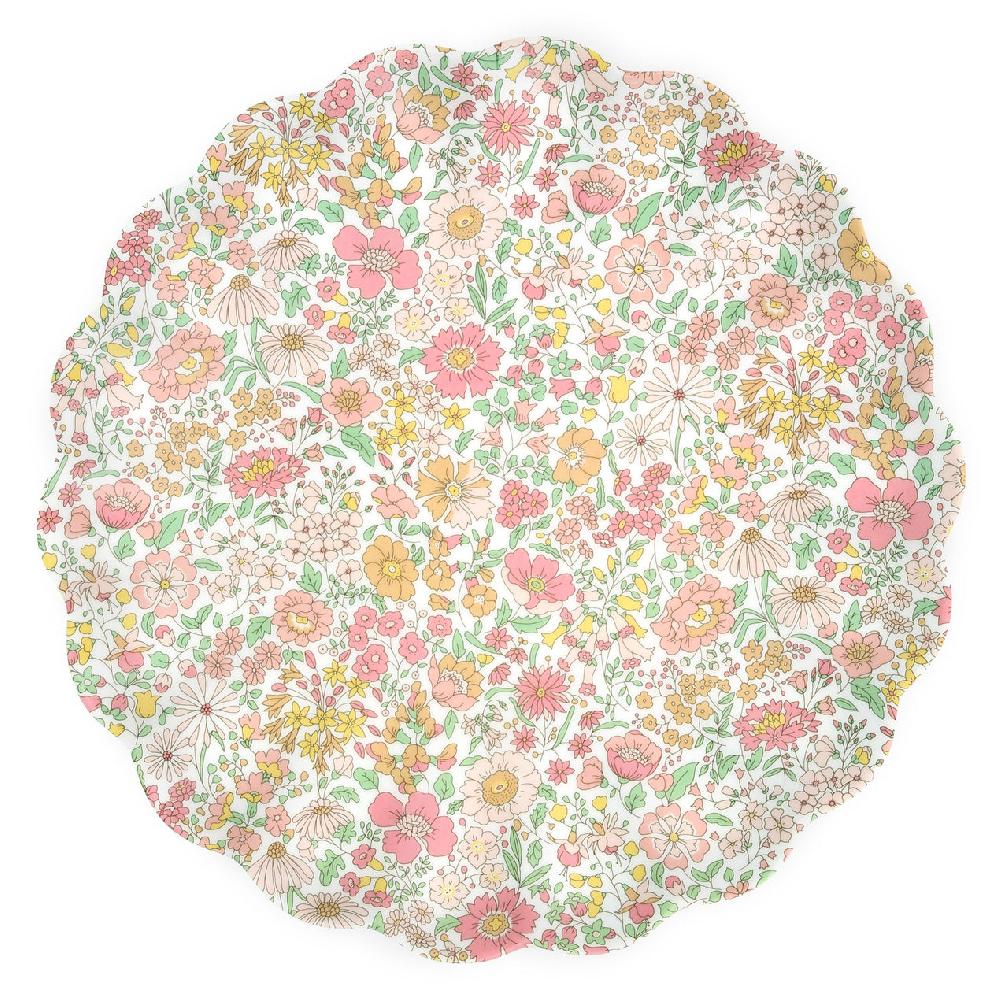 Reed & Barton Meri Meri X Liberty Mixed Large Melamine Plates Set Of 4