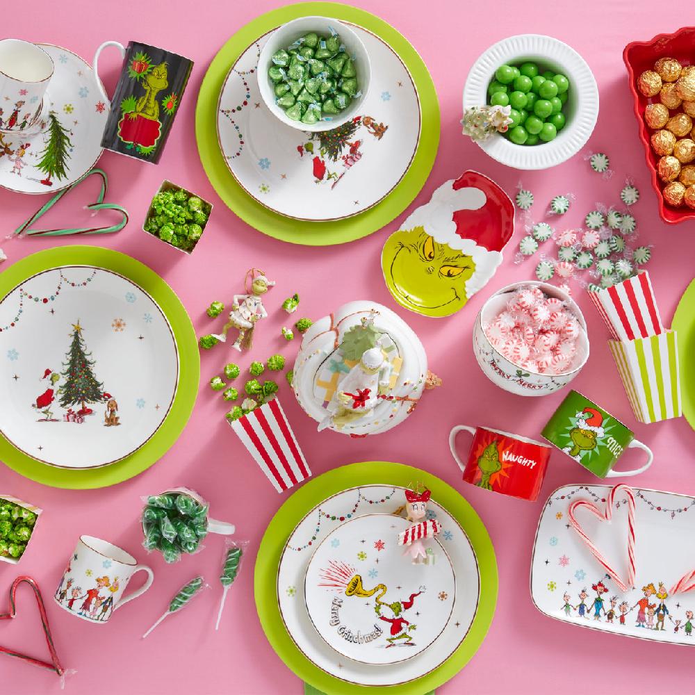 Reed & Barton Merry Grinchmas 12-Piece Dinnerware Set