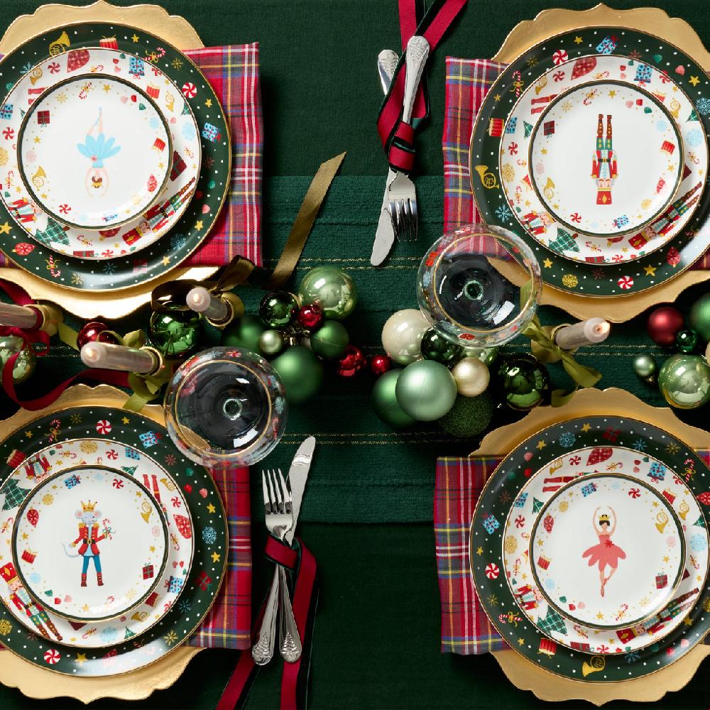 reed & Barton Nutcracker Ballet 12-Piece Dinnerware Set