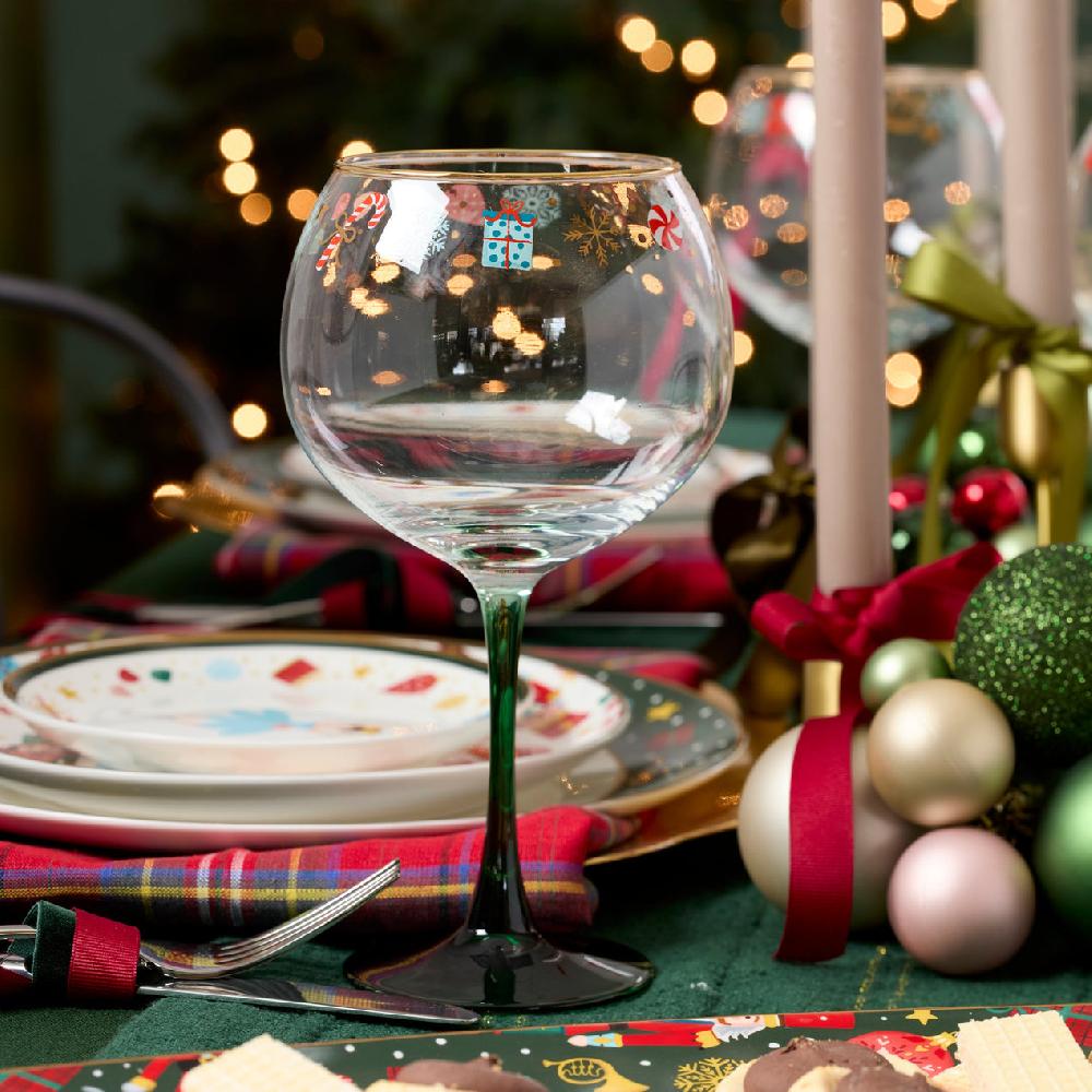 Reed & Barton Nutcracker Ballet Balloon Wine Glasses Set Of 4