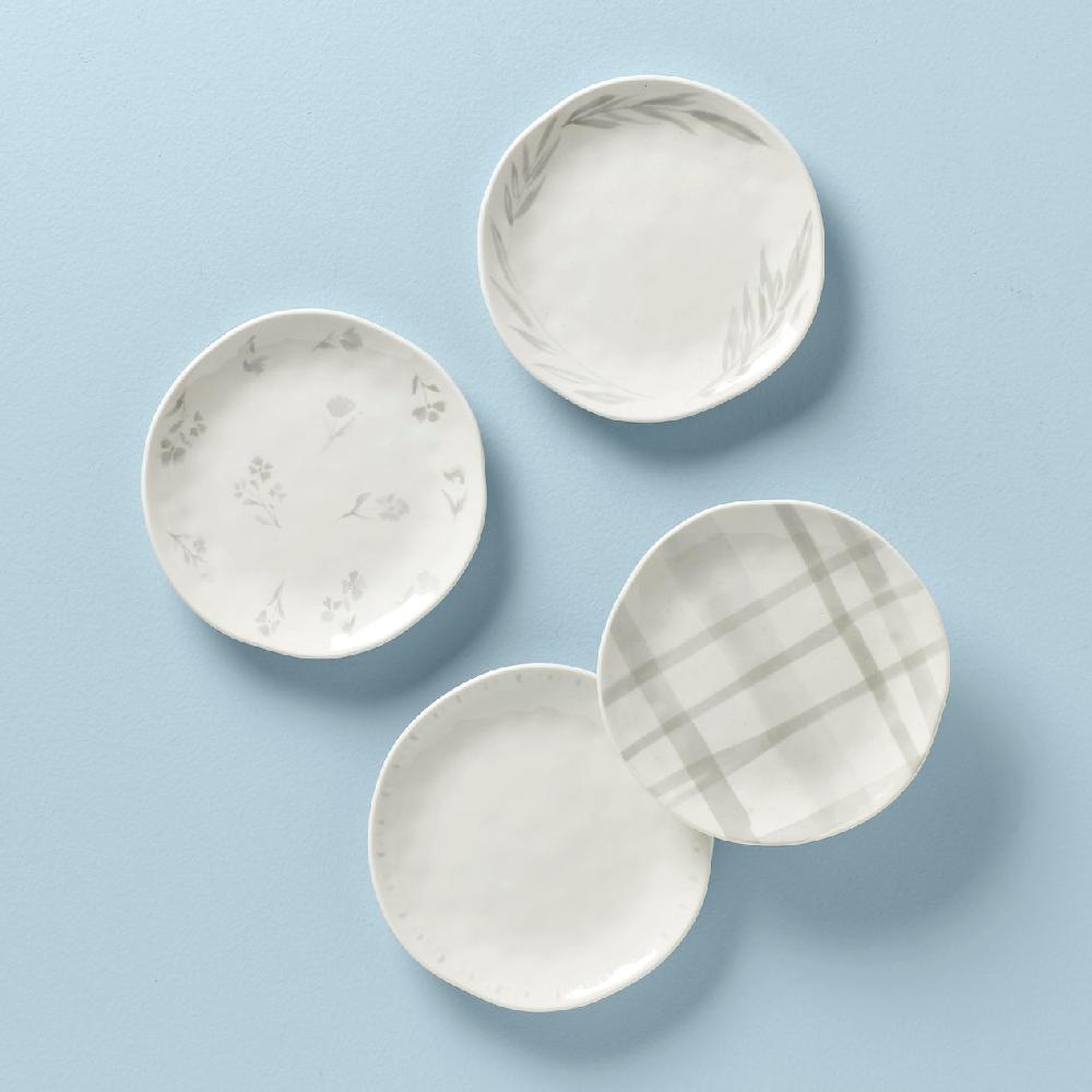 reed & barton Oyster Bay Assorted Tidbit Plates - Set of 4