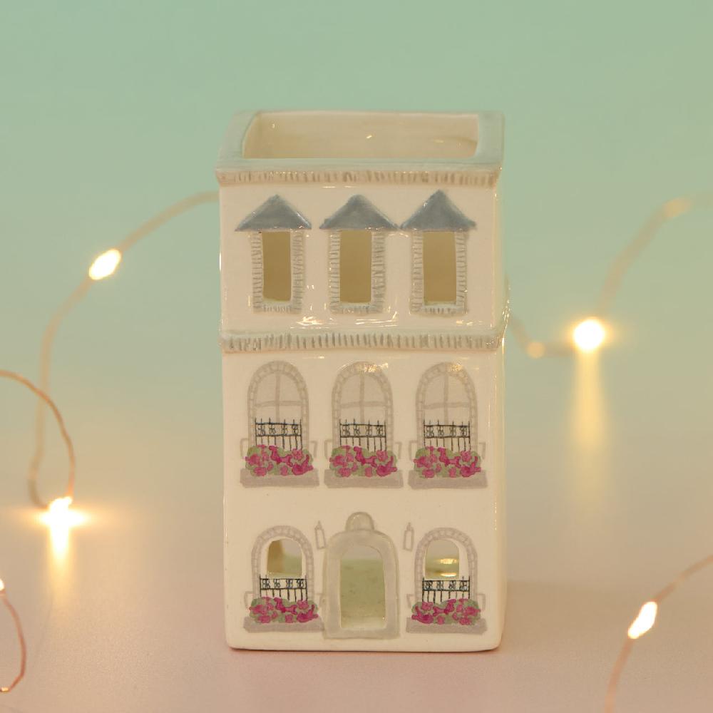 Reed & Barton Parisian Townhouse Incense & Tea Light Holder