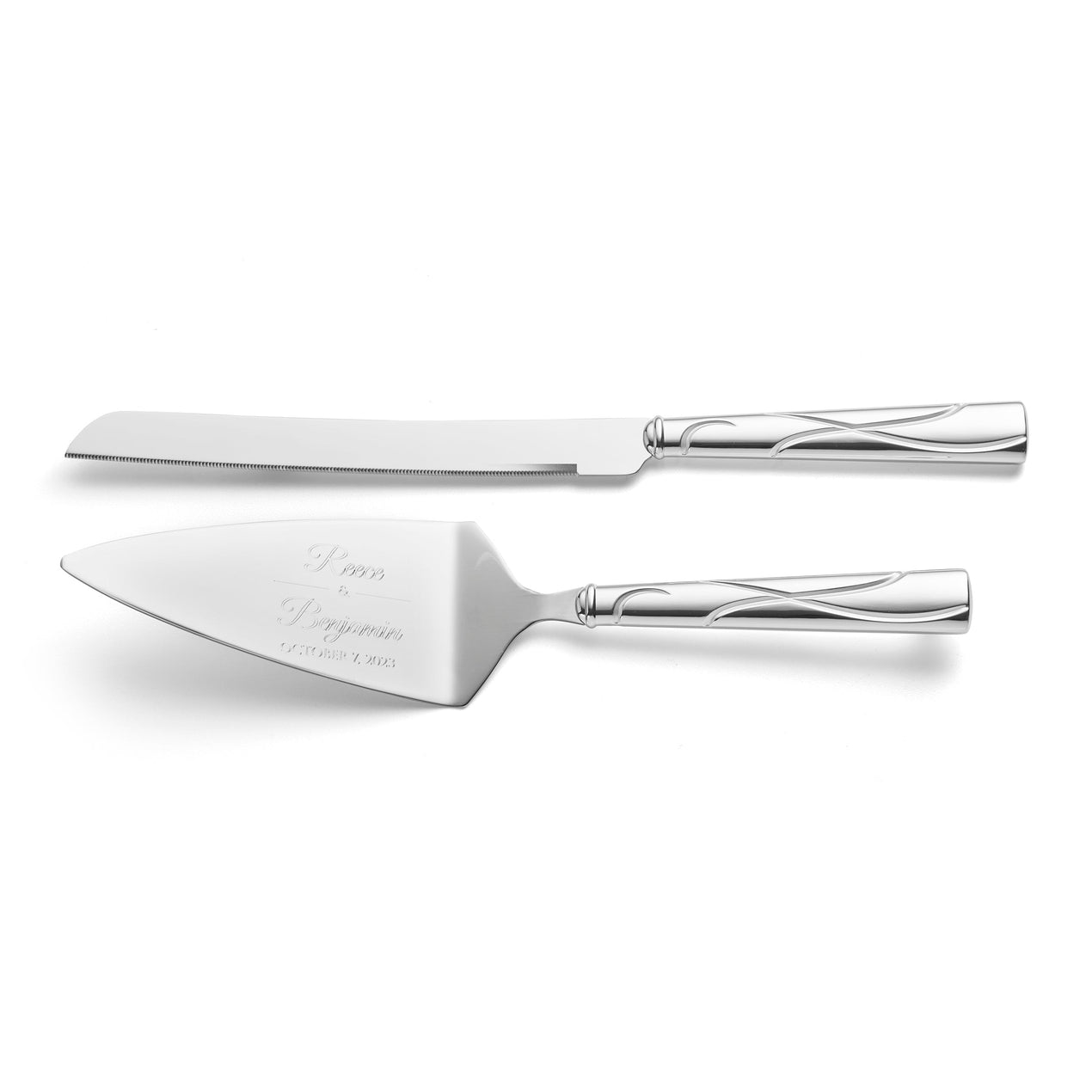 reed & barton Personalized Adorn 2-Piece Cake Knife & Server Set