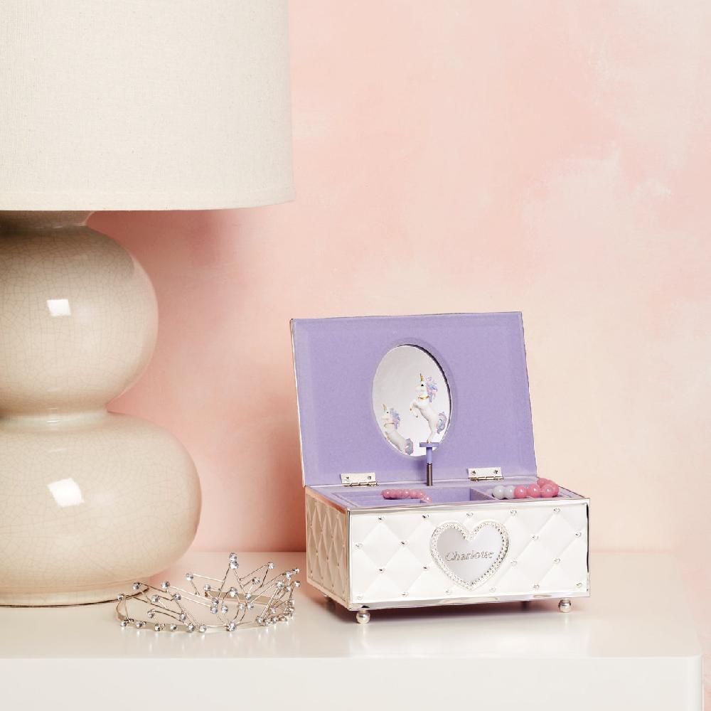 Reed & Barton Personalized Child Memories Unicorn Jewelry Box