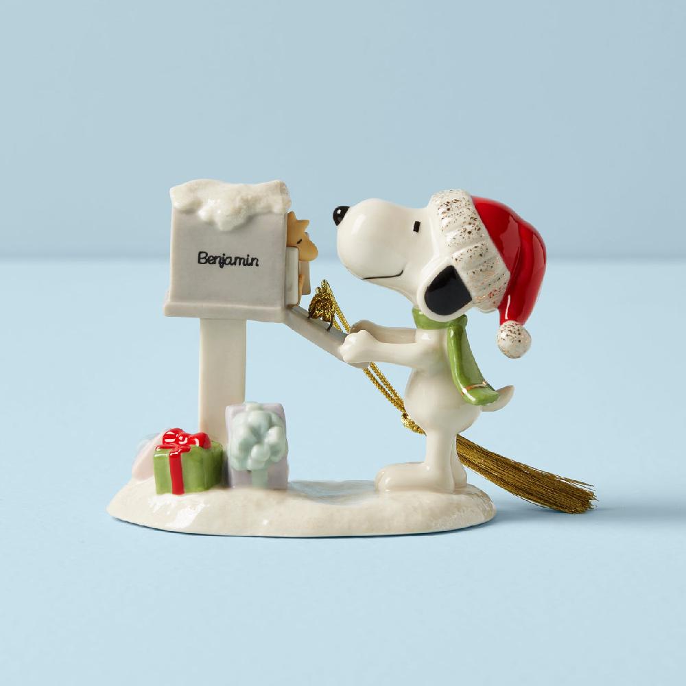 reed & barton Personalized Snoopy's Letter To Santa Ornament