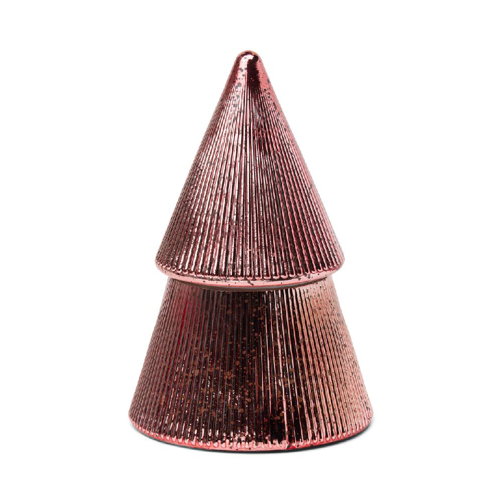 reed & barton Pink Mercury Glass 7-oz Soy Wax Tree Candle Pink Peppermint