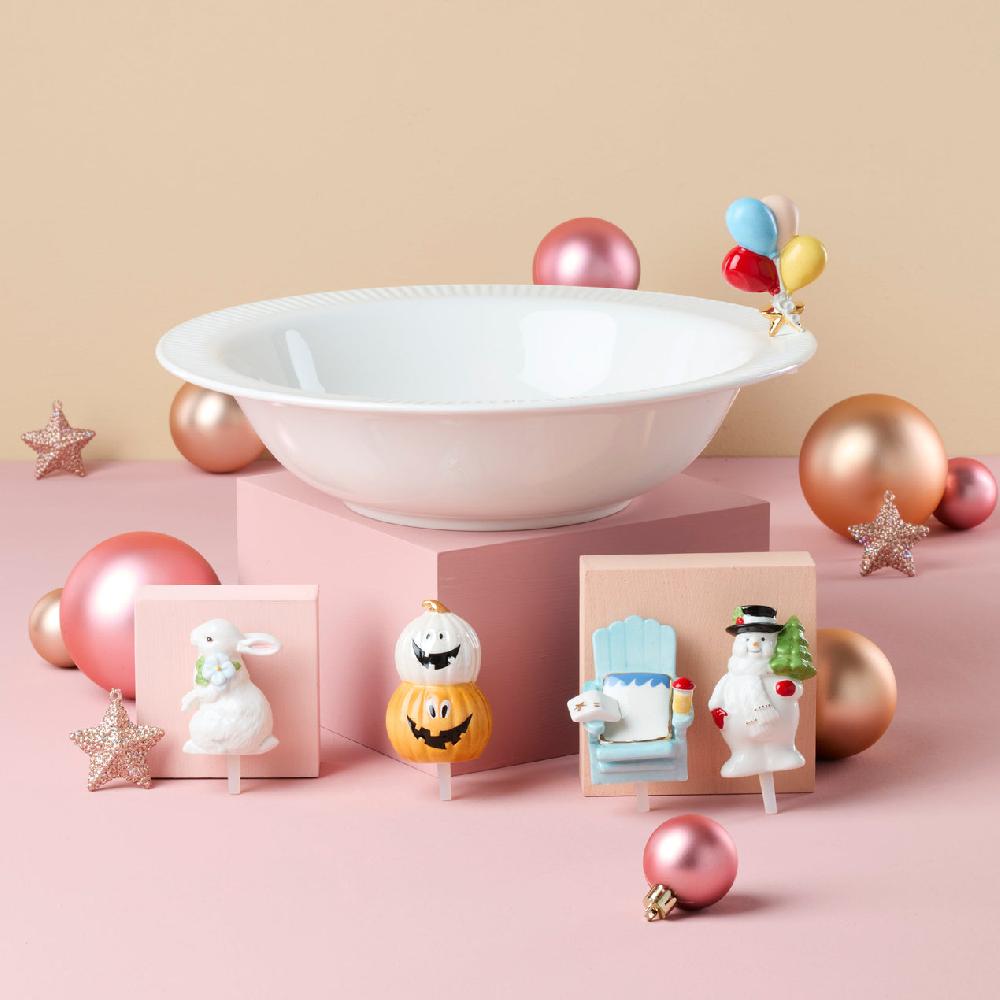 Reed & Barton Profile Poppers Bowl With Balloon Popper