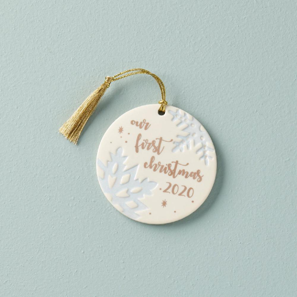 reed & barton 2020 Our First Christmas Ornament