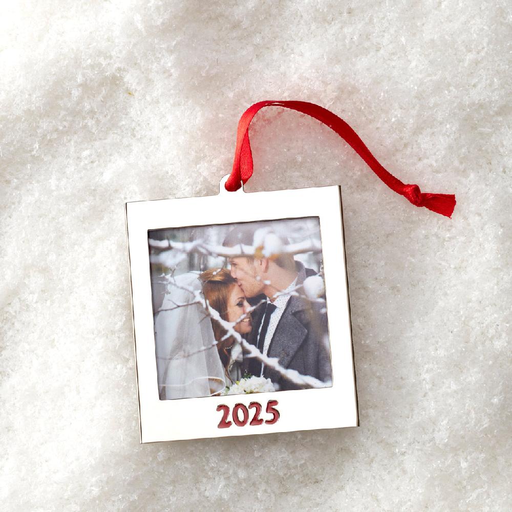 Reed & Barton 2025 Frame Charm Silverplate Ornament