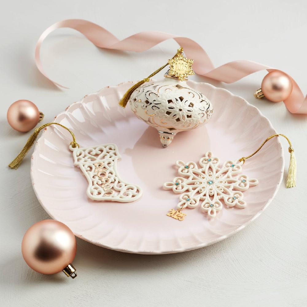Reed & Barton 2025 Gemmed Snowflake Ornament