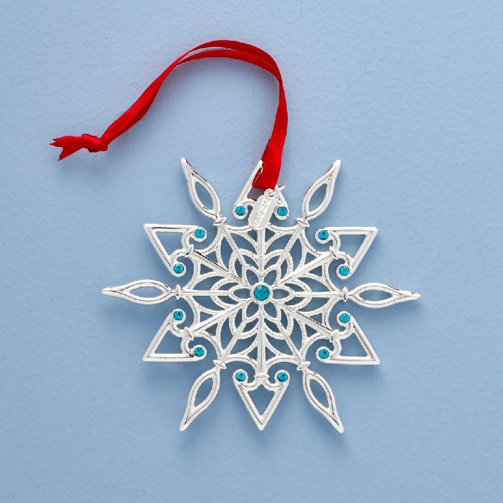 reed & barton 2025 Snow Majesty Silverplate Ornament