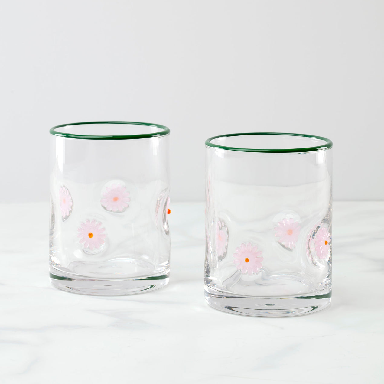 reed & barton 24 Seven Flower Tumbler - Set of 2