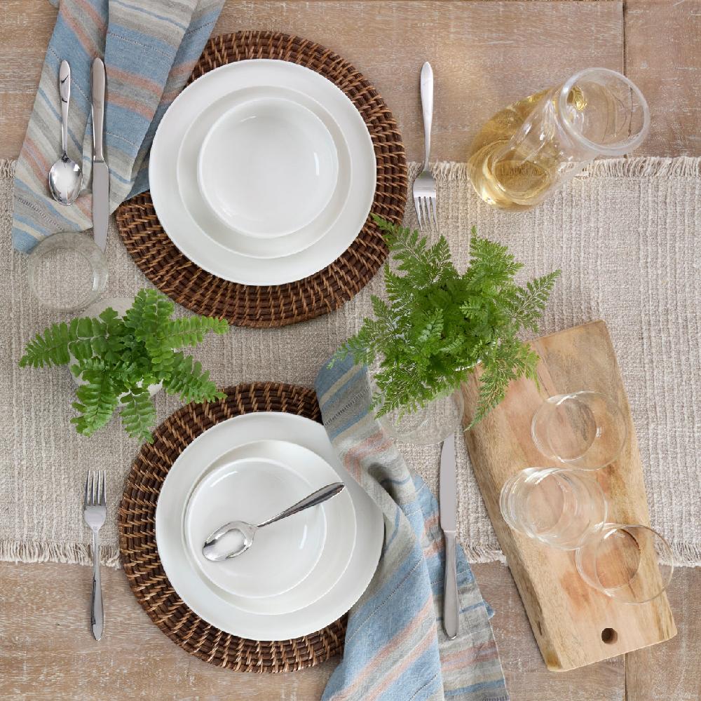 Reed & Barton 24 Seven White 12-Piece Dinnerware Set