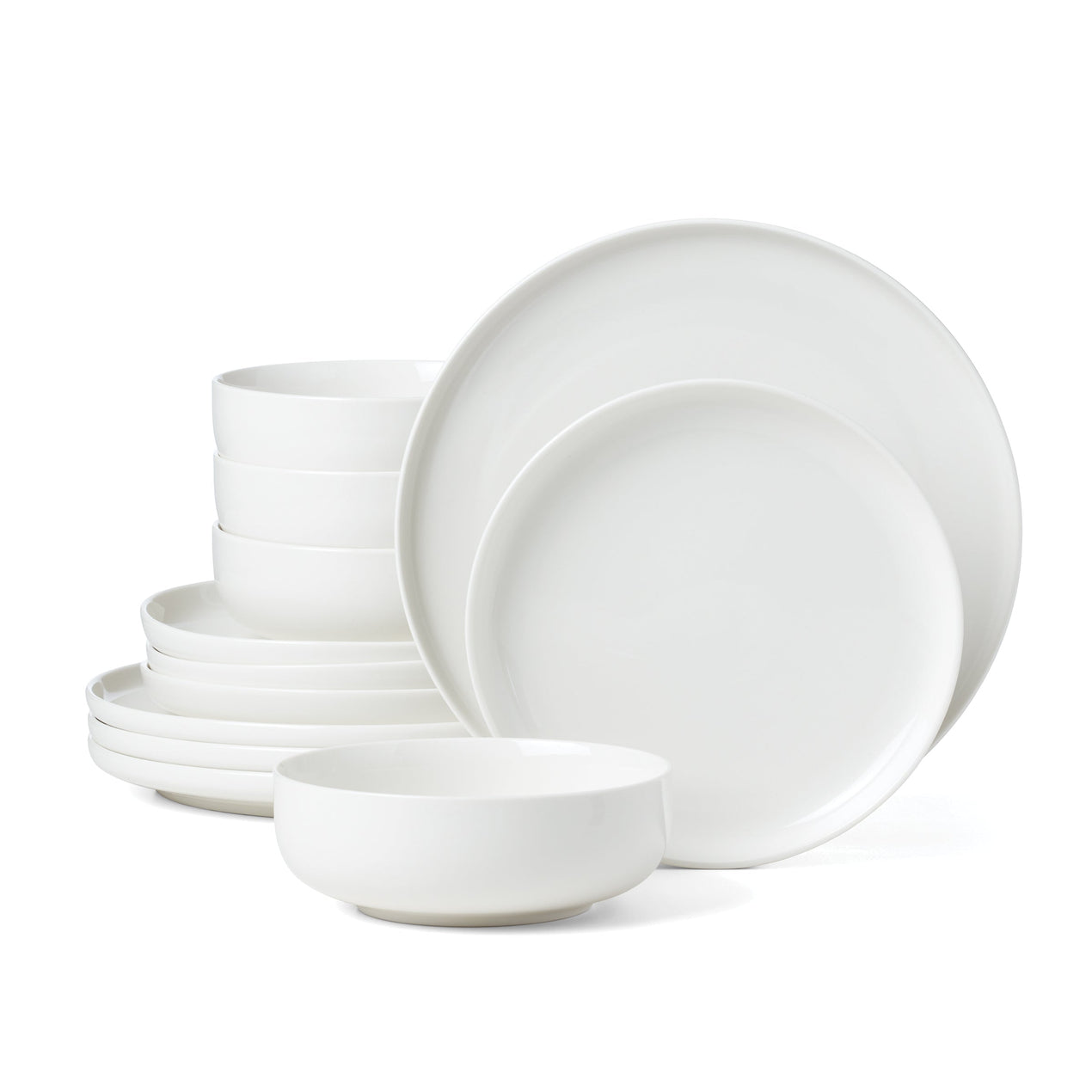 reed & barton 24 Seven White 12-Piece Dinnerware Set