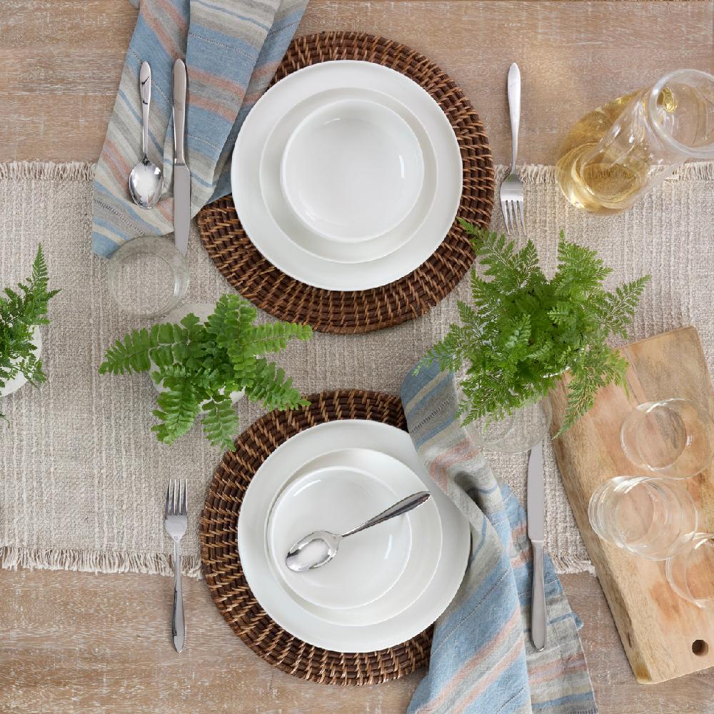 Reed & Barton 24 Seven White 18-Piece Dinnerware Set