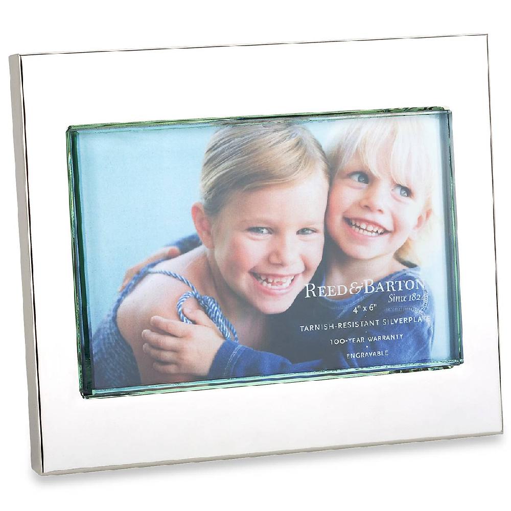 reed & barton Addison Silverplate 4" x 6" Photo Frame
