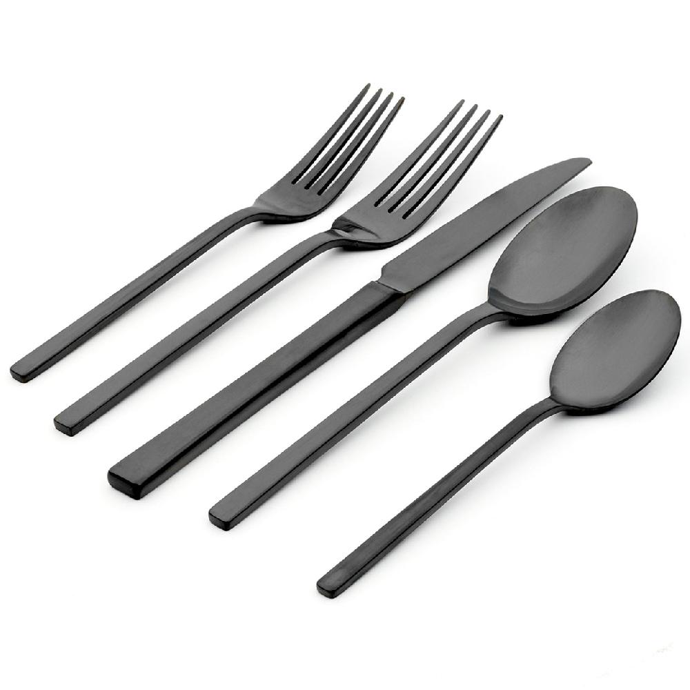 reed & barton Allay Midnight 20 Piece Flatware Set
