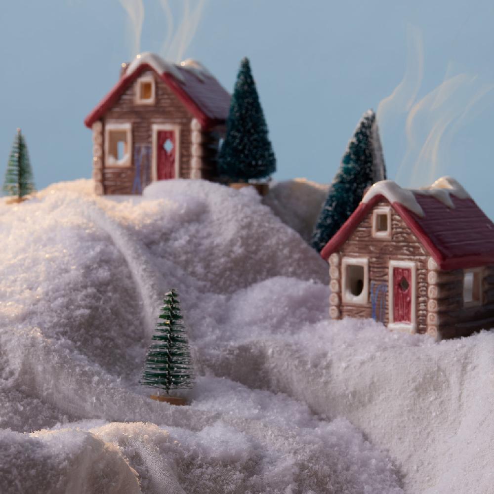 Reed & Barton Alpine Chalet Incense & Tea Light Holder