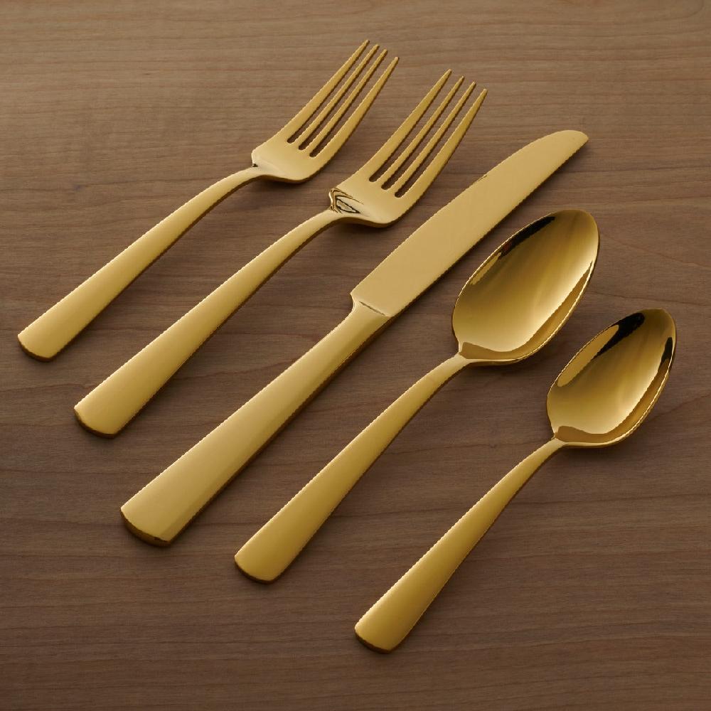 Reed & Barton Aptitude Gold 20 Piece Flatware Set