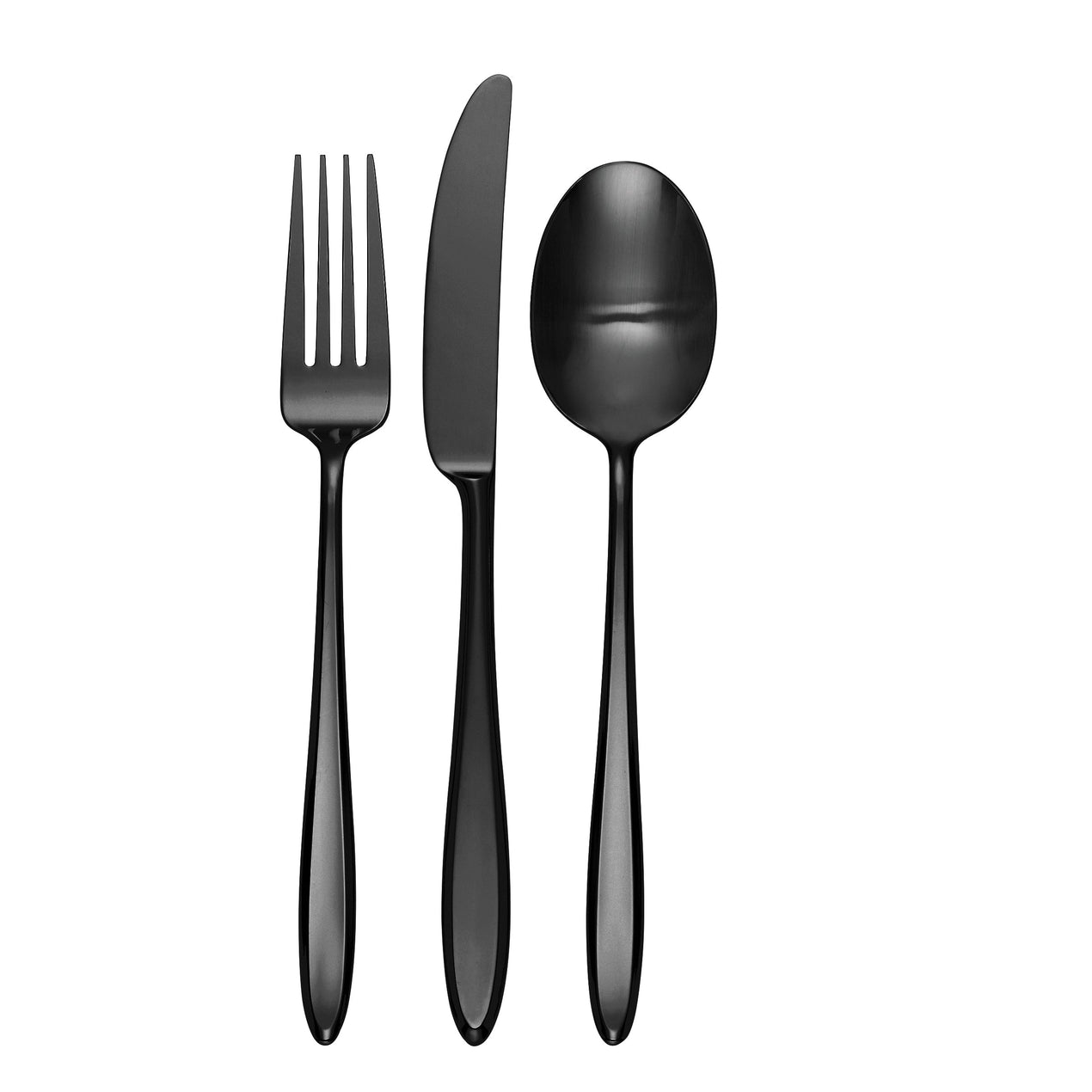 reed & barton Ayla Black Satin 12 Piece Flatware Set