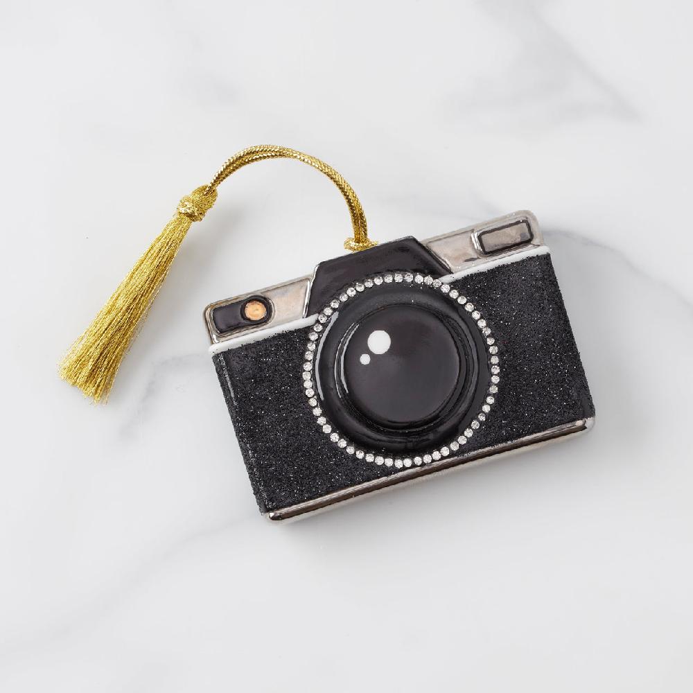 reed & barton Be Jolly Camera Ornament