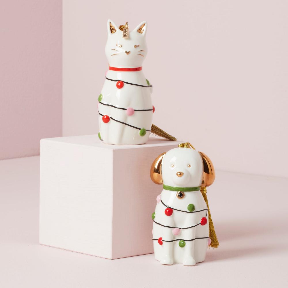 Reed & Barton Be Jolly Dog Ornament