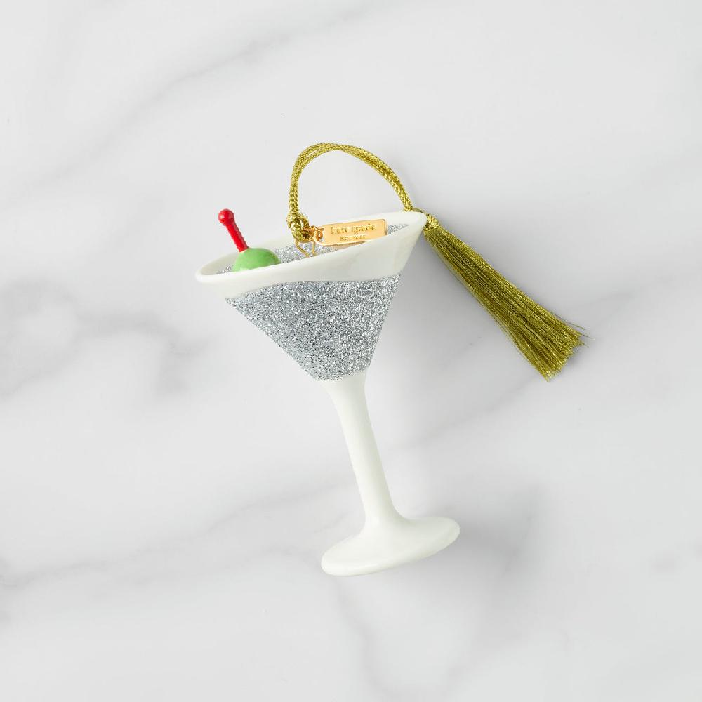 reed & barton Be Jolly Martini Ornament