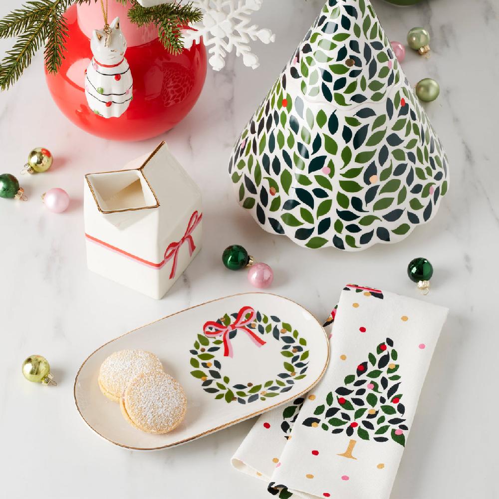 Reed & Barton Be Jolly Milk & Cookie Plate