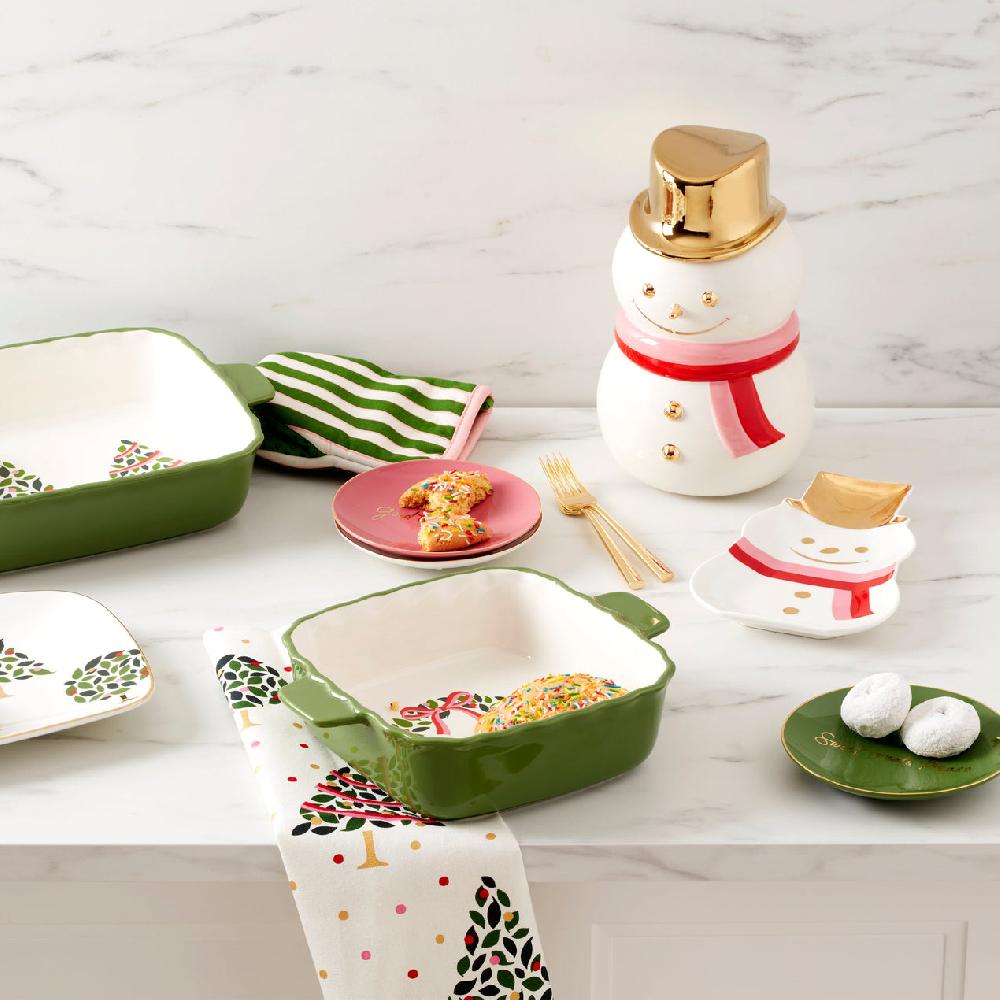 Reed & Barton Be Jolly Snowman Candy Dish