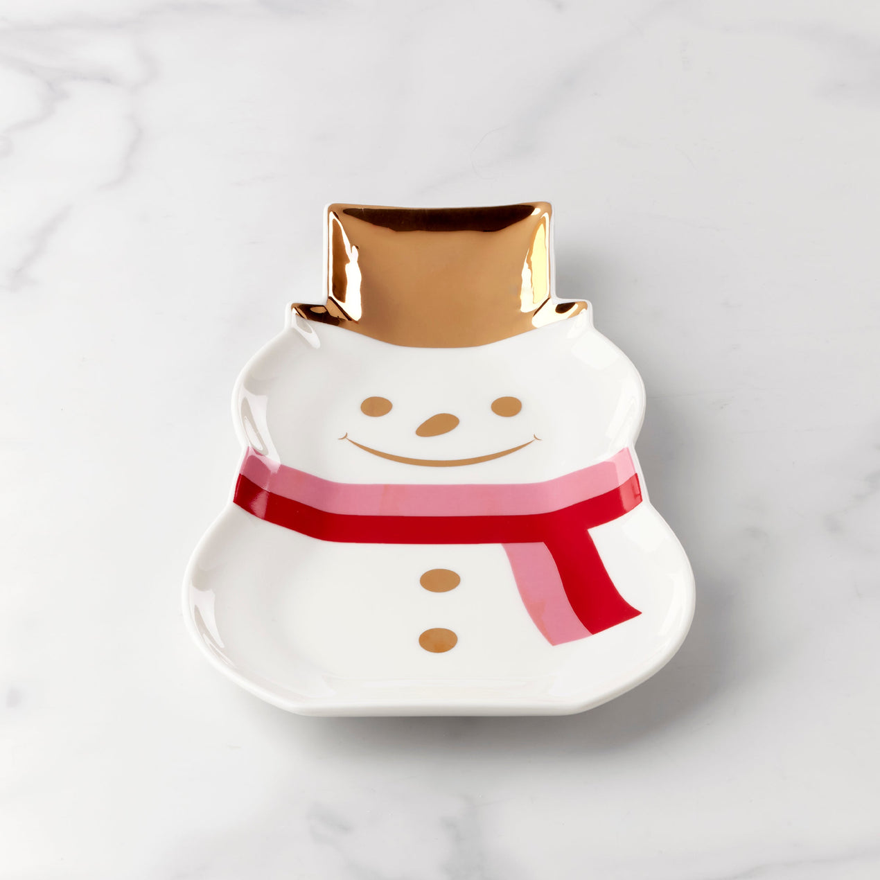 reed & barton Be Jolly Snowman Candy Dish