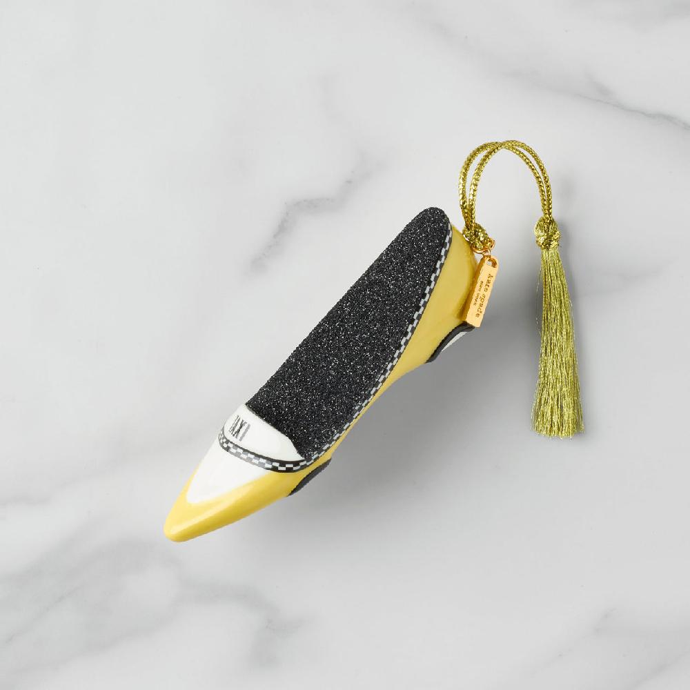 Reed & Barton Be Jolly Taxi Shoe Ornament