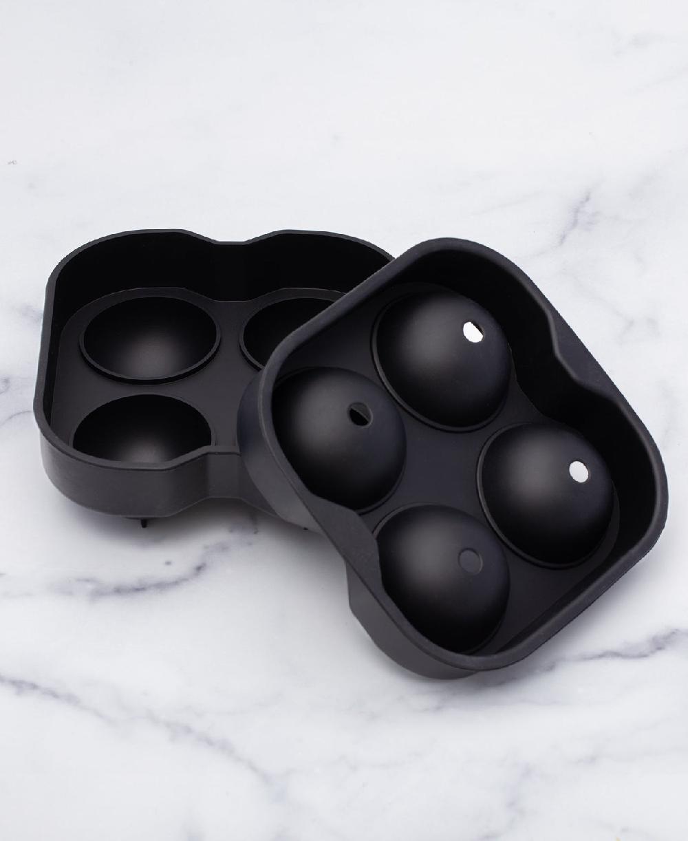 Reed & Barton Black Round Silicone XL Ice Mold