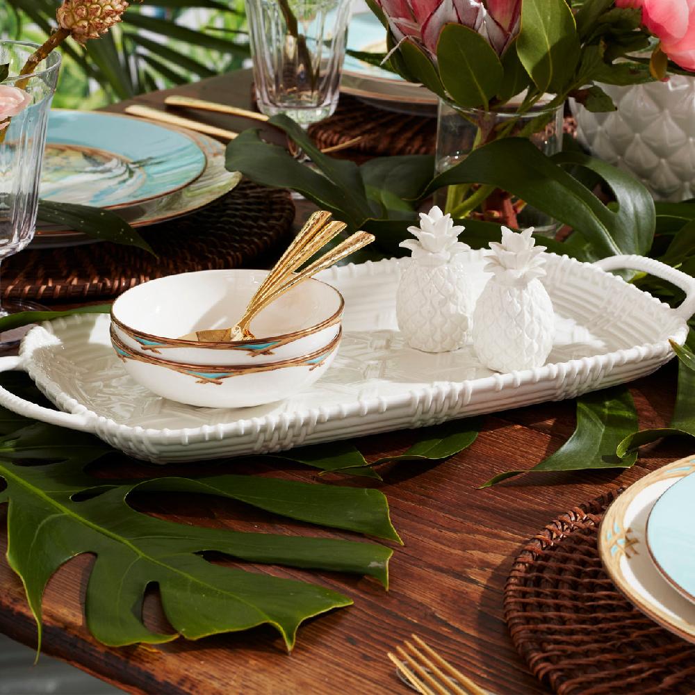 Reed & Barton British Colonial Bamboo Fruit Bowl