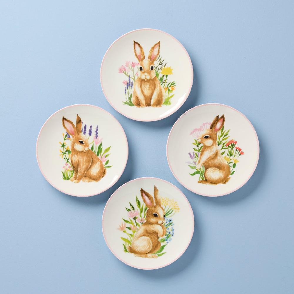 reed & barton Bunny Accent Plates - Set of 4