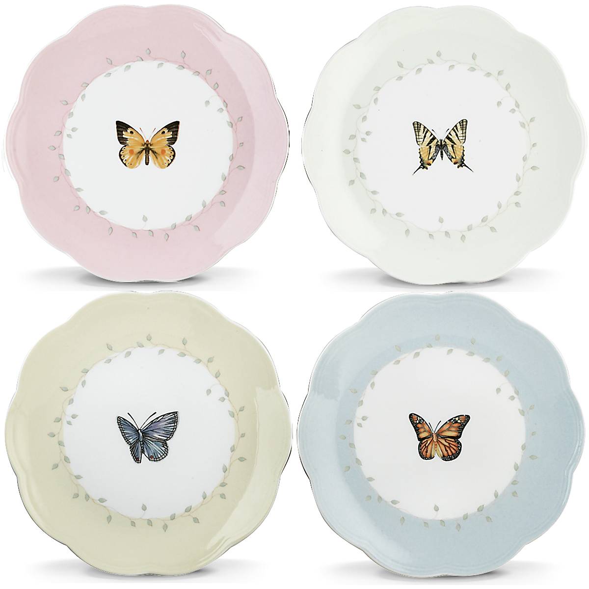 Reed & Barton Butterfly Meadow 4-Piece Dessert Set