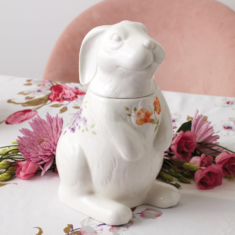 Reed & Barton Butterfly Meadow Bunny Cookie Jar