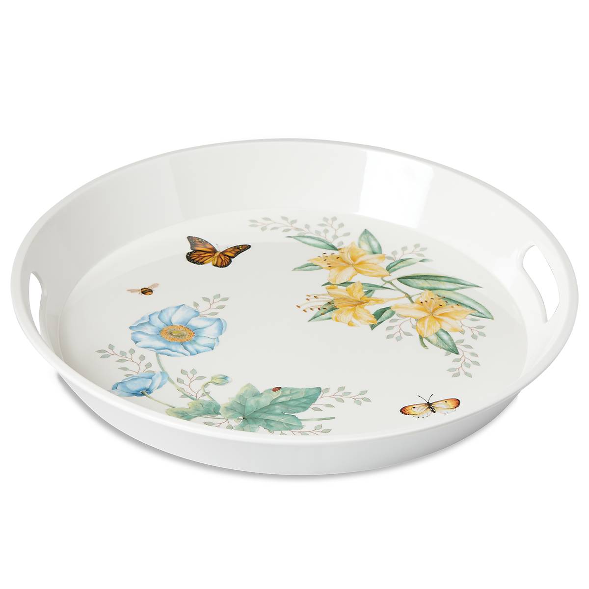 Reed & Barton Butterfly Meadow Melamine Round Tray