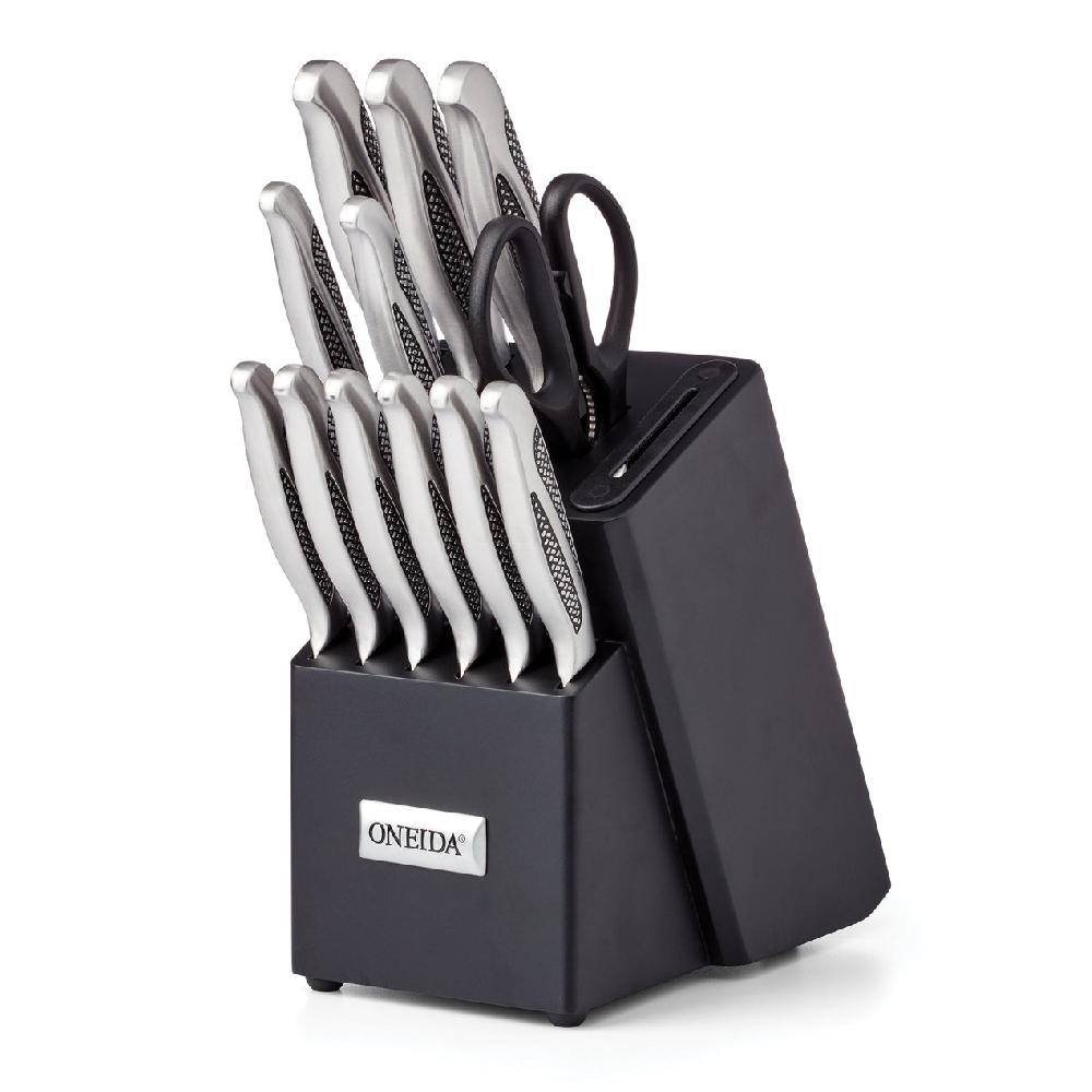 reed & barton Crosshatch 14 Piece Cutlery Block Set