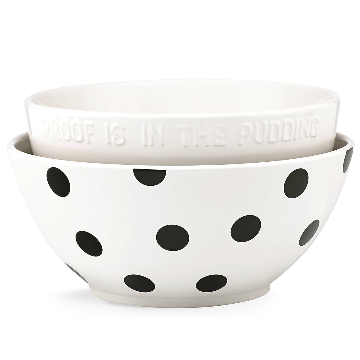 Reed & Barton Deco Dot 2-Piece Mixing Bowl Set