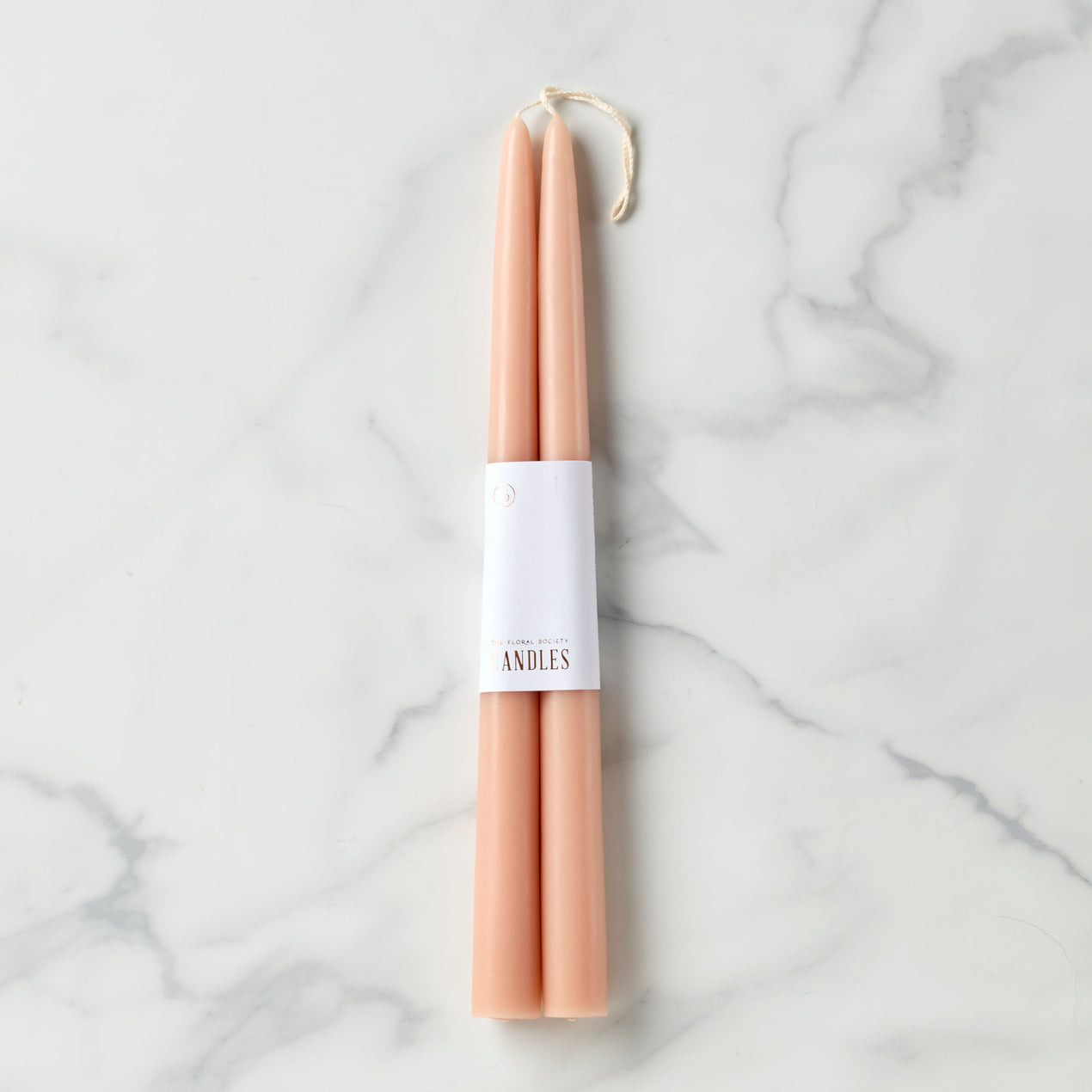 reed & barton Dipped 12" Taper Candle Pair - Petal