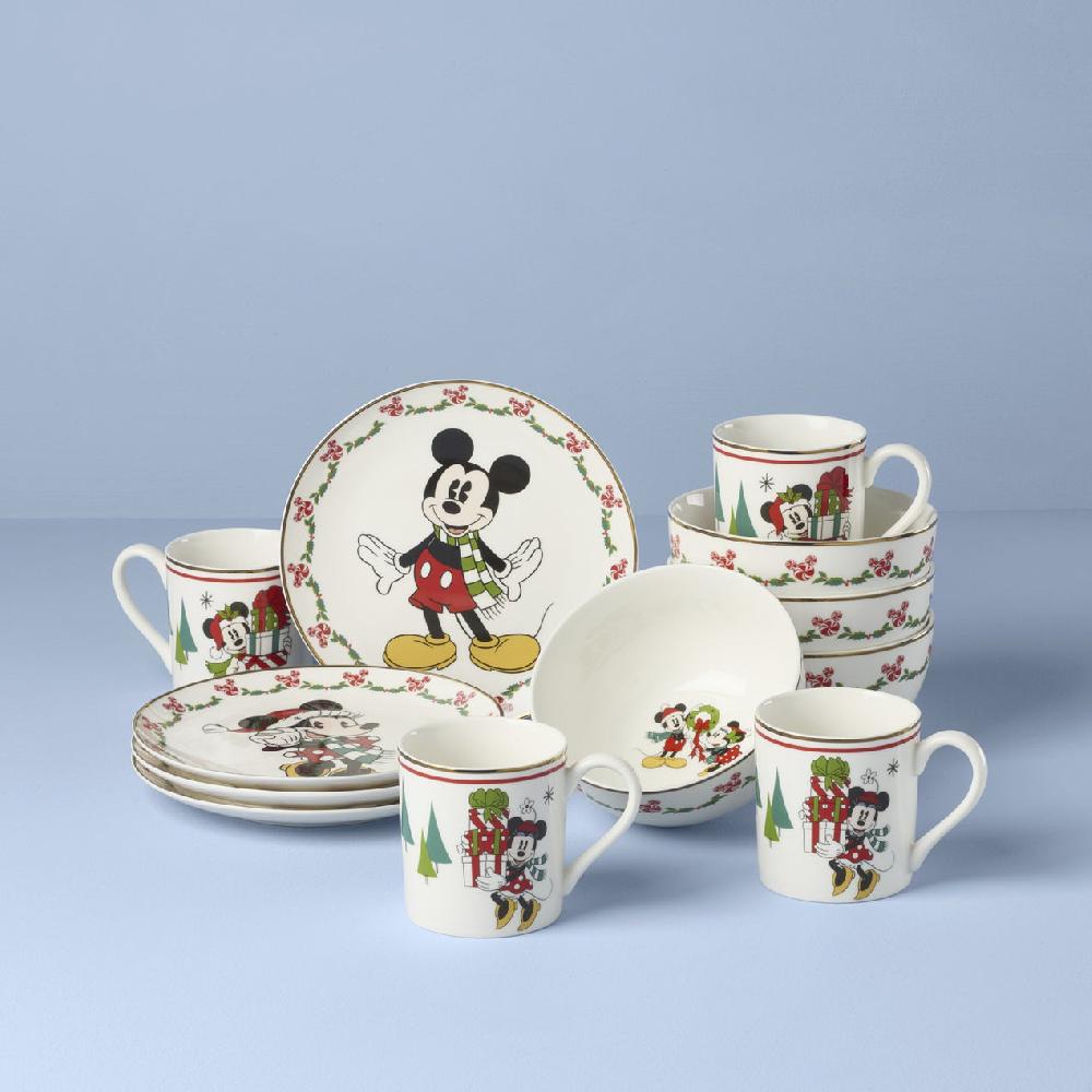 reed & barton Disney Holiday 12-Piece Dessert Set