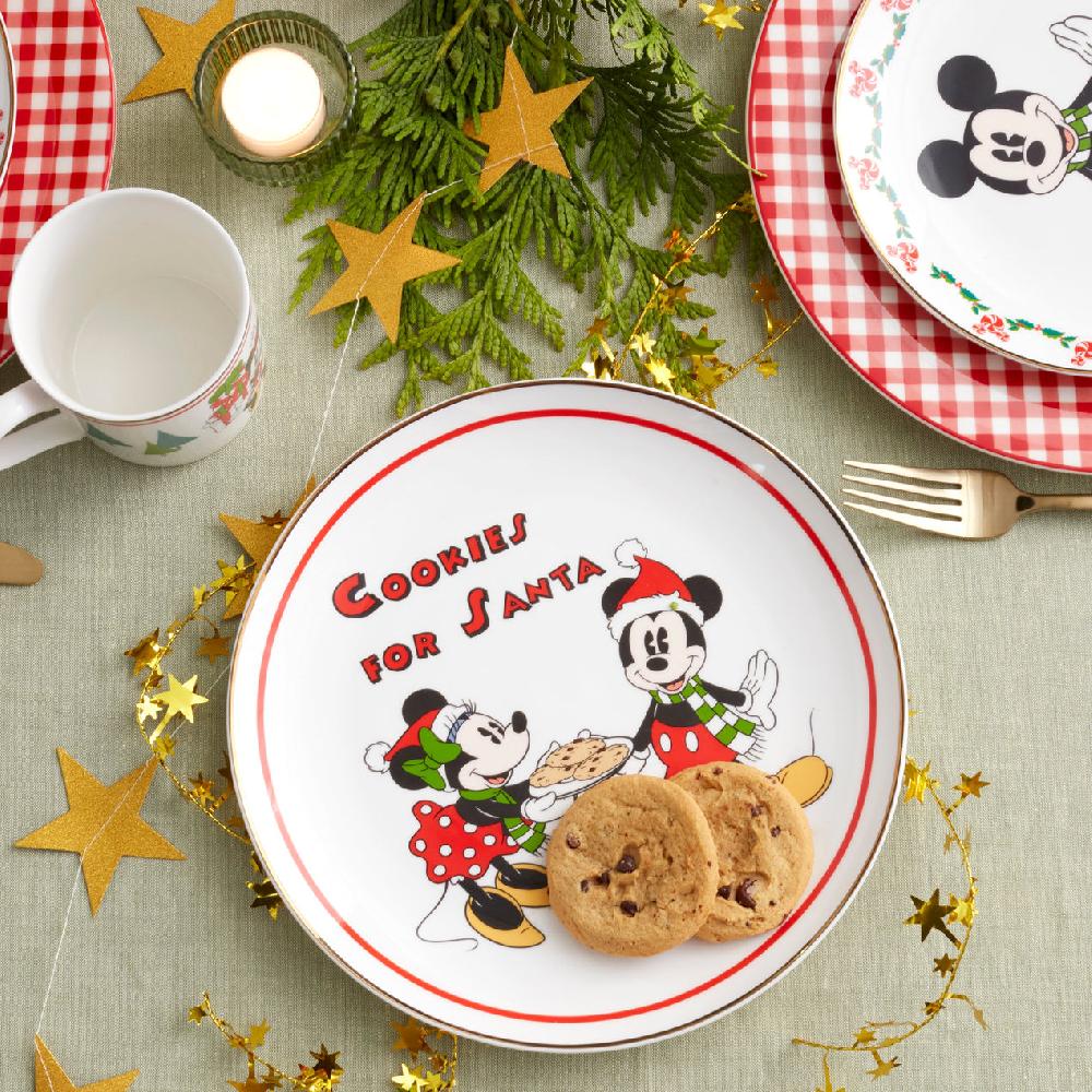Reed & Barton Disney Holiday Cookies For Santa Plate