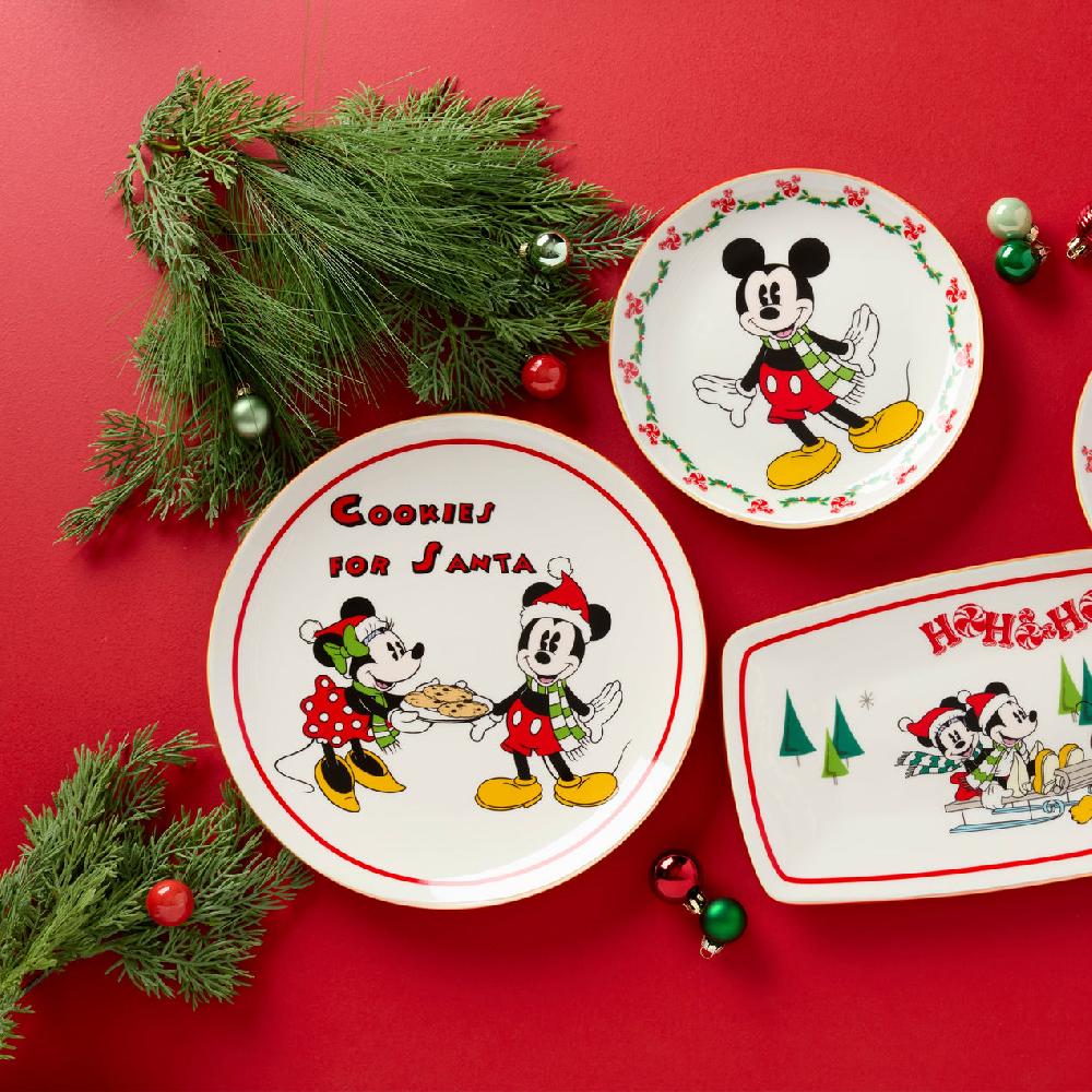 Reed & Barton Disney Holiday Cookies For Santa Plate