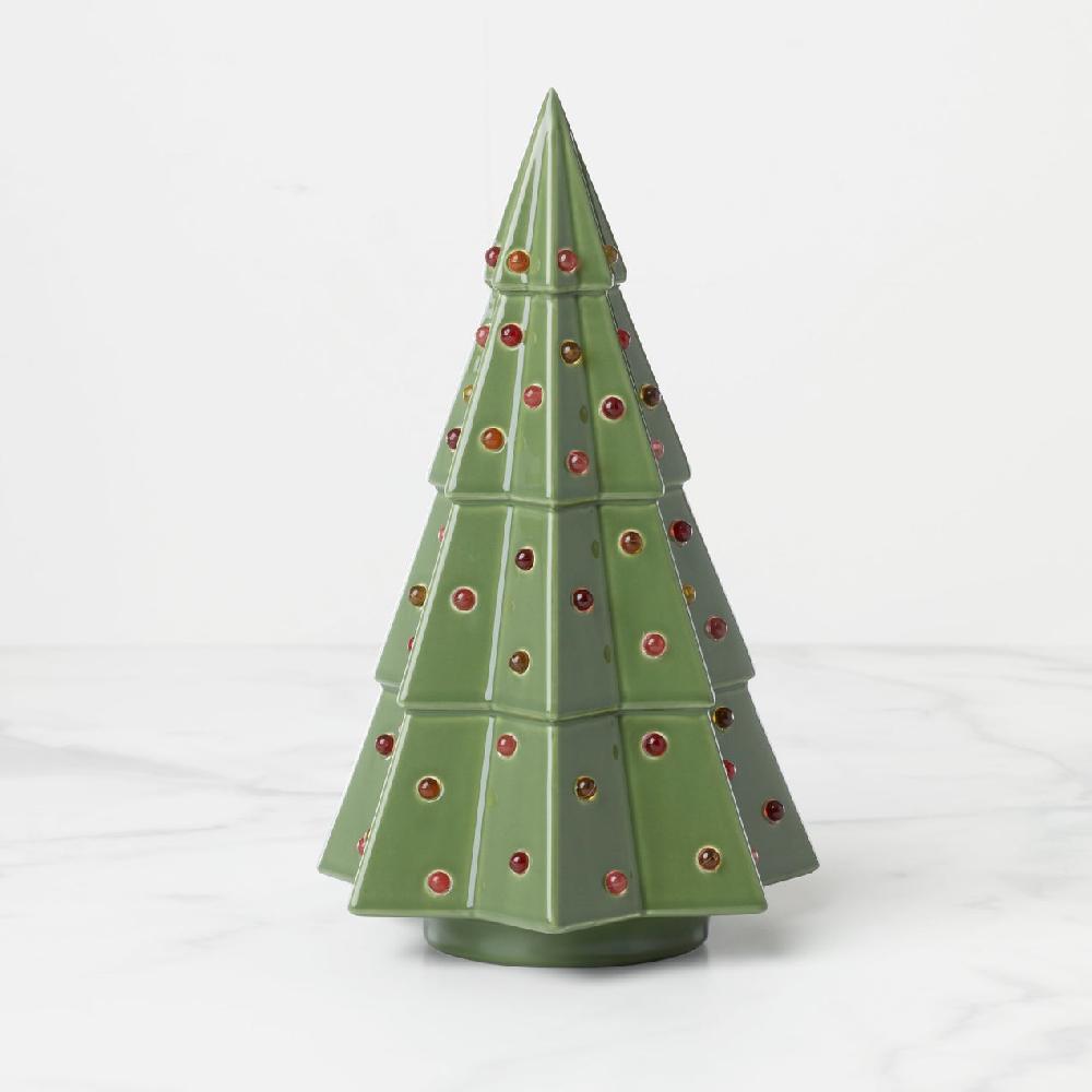 Reed & Barton Evergreen Large Lit Tree Figurine
