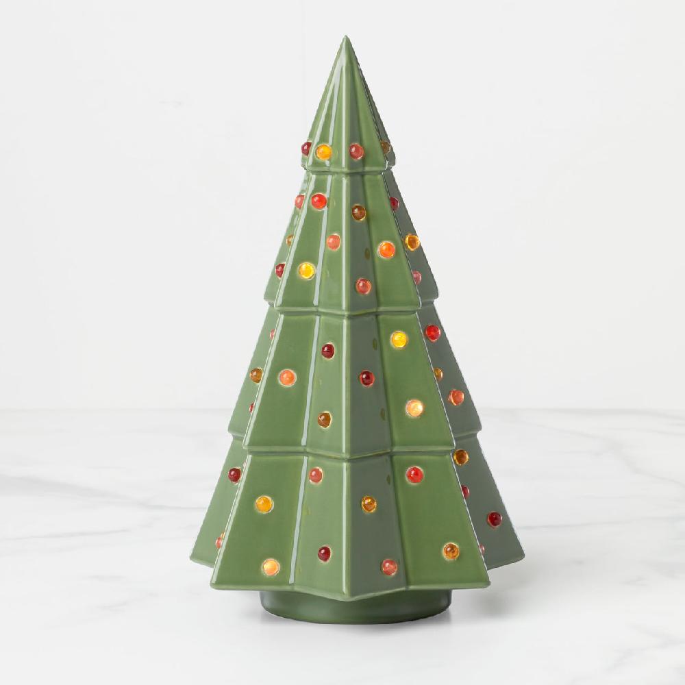reed & barton Evergreen Large Lit Tree Figurine
