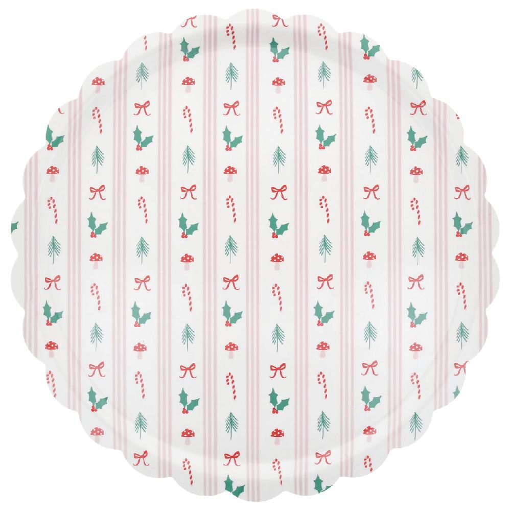 reed & barton Festive Icon Stripes Large Tray
