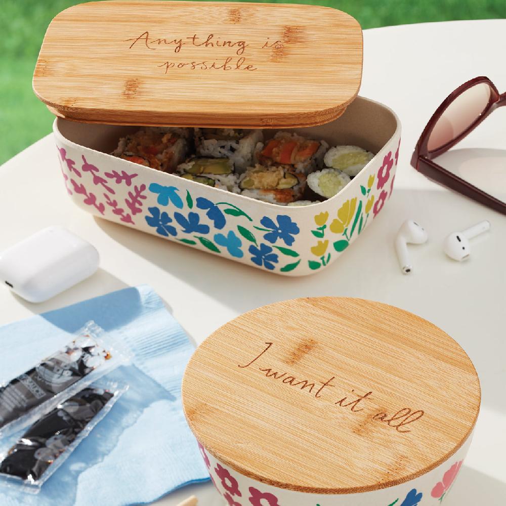 Reed & Barton Floral Fields 2-Pc Container Set