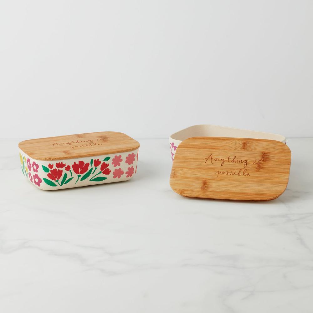 reed & barton Floral Fields 2-Pc Container Set