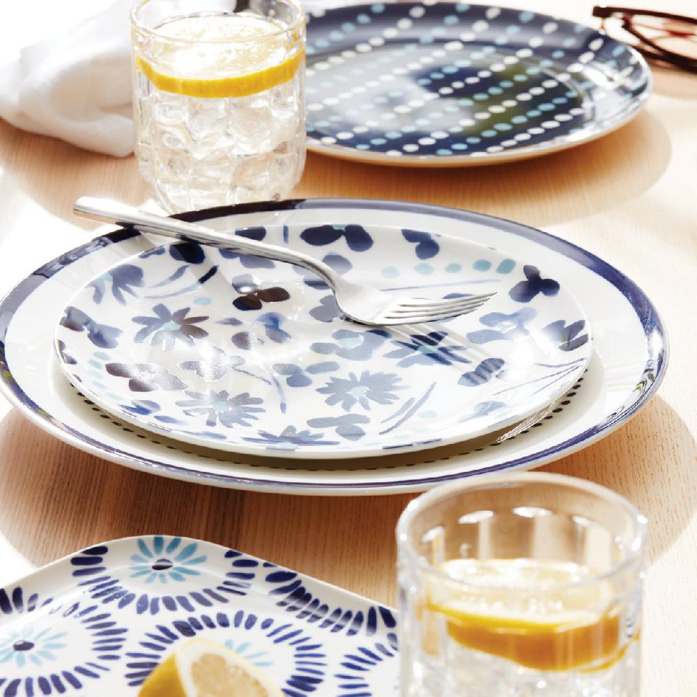 Reed & Barton Floral Way Accent Plates - Set Of 4