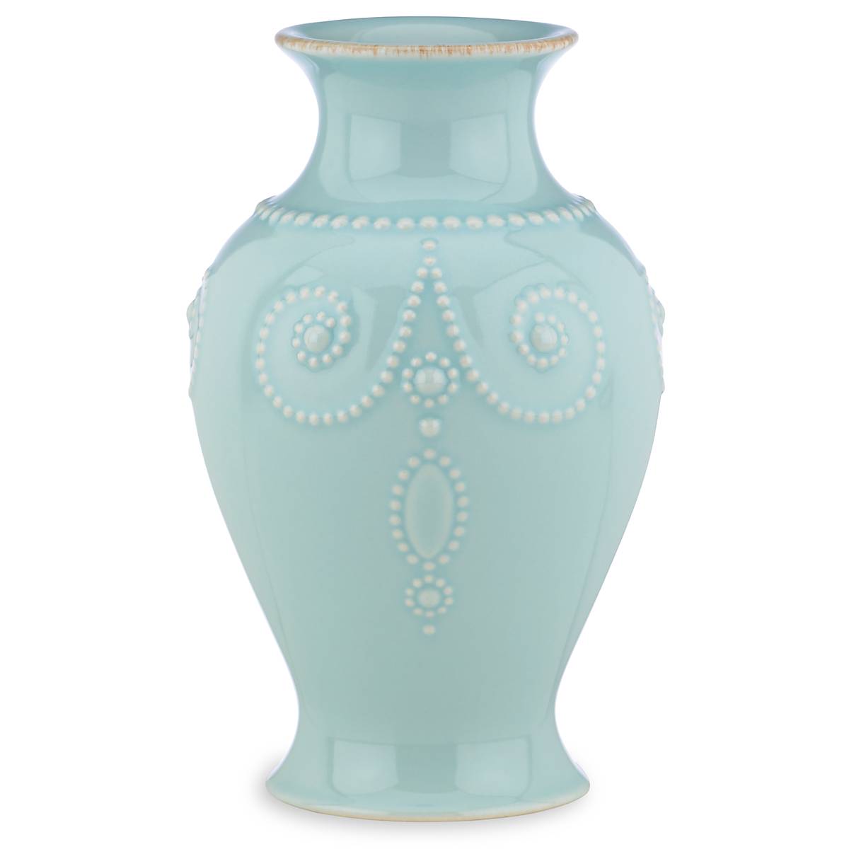 Reed & Barton French Perle Ice Blue Bouquet Vase
